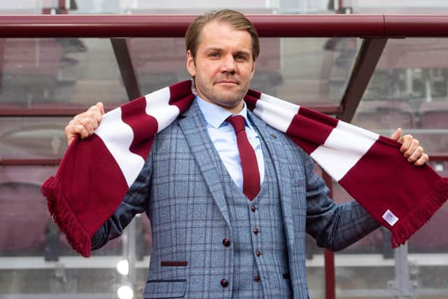 Robbie Neilson was unveiled as the returning head coach of Hearts at Tynecastle Park on July 6.