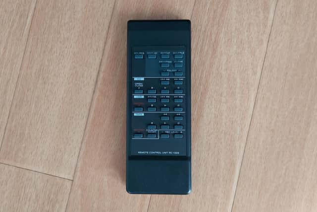 A handy remote control is included duplicating most of the main functions on the unit's front panel. Picture: Scott Reid