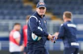 Head coach Sean Everitt during an Edinburgh Rugby training session at Hive Stadium.  (Photo by Ross Parker / SNS Group)