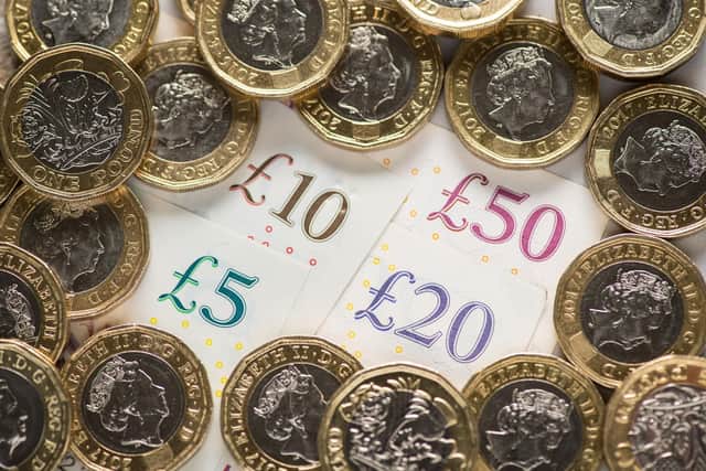 UK inflation has fallen for a second month in a row but remains close to a 40-year high.