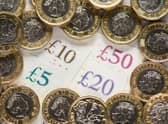 UK inflation has fallen for a second month in a row but remains close to a 40-year high.