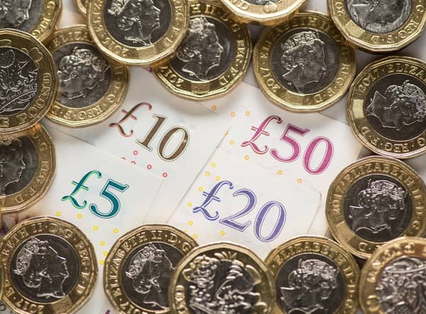 UK inflation has fallen for a second month in a row but remains close to a 40-year high.