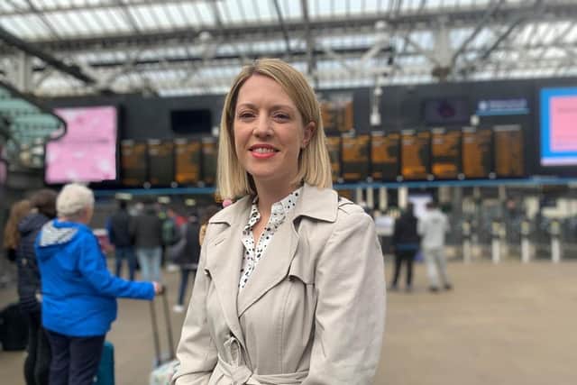 Transport minister Jenny Gilruth. Picture: Network Rail