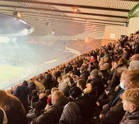 Fans during the  Premier Sports Cup Final.