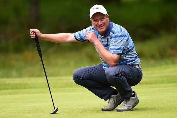 Greig Hutcheon won The PGA Play-Offs at the second extra hole in Northern Ireland. Picture: Richard Martin-Roberts/Getty Images for PGA.