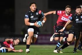 Glasgow Warriors were still trying to score a try after the clock turned red. (Photo by Ross MacDonald / SNS Group)