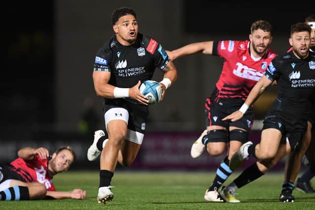 Glasgow Warriors were still trying to score a try after the clock turned red. (Photo by Ross MacDonald / SNS Group)