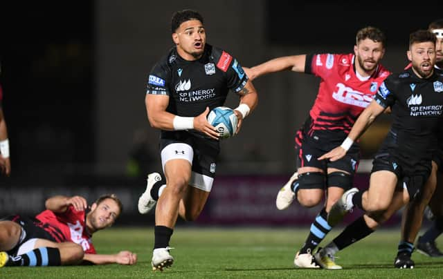 Glasgow Warriors were still trying to score a try after the clock turned red. (Photo by Ross MacDonald / SNS Group)