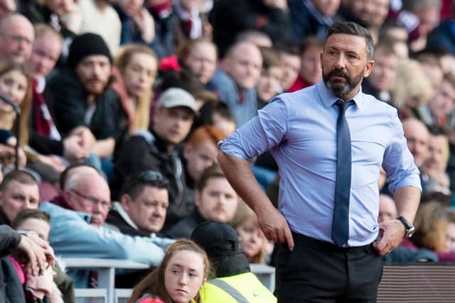 30/03/19 LADBROKES PREMIERSHIPHEARTS V ABERDEENTYNECASTLE PARK - EDINBURGH Aberdeen manager Derek McInnes 