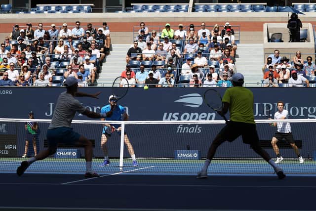 Jamie Murray and Bruno Soares lost in three sets to Joe Salisbury and Rajeev Ram.