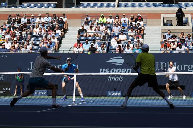 Jamie Murray and Bruno Soares lost in three sets to Joe Salisbury and Rajeev Ram.