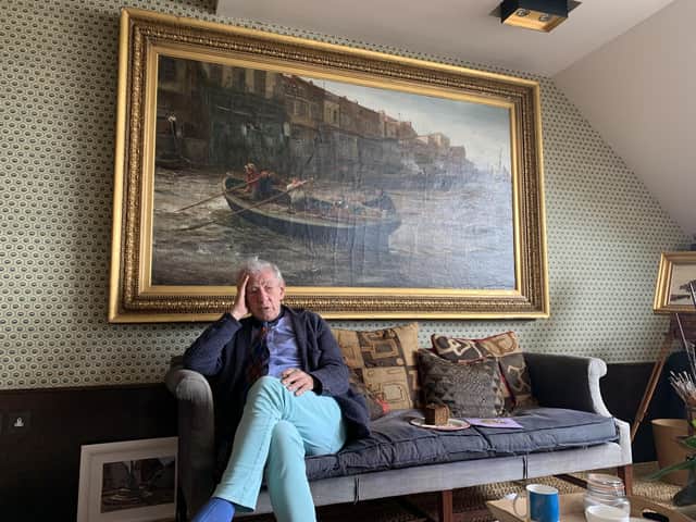 Ian McKellen at home in London as he prepares to take Hamlet back to the Edinburgh Festival. Pic: J Christie