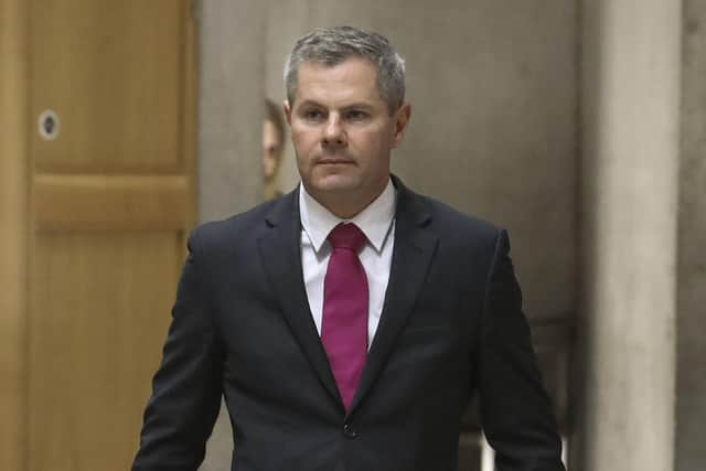 Former finance secretary Derek Mackay