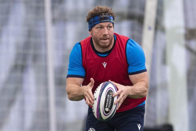 Hamish Watson injured his shoulder and chest in training. (Photo by Ross MacDonald / SNS Group)