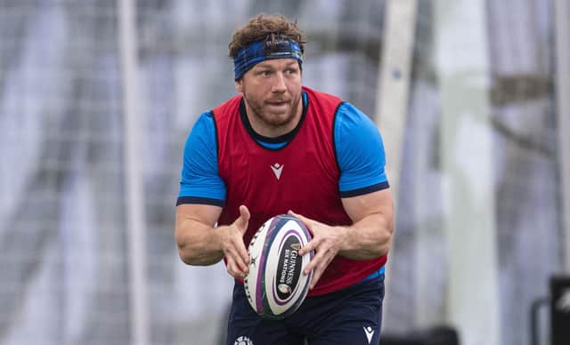 Hamish Watson injured his shoulder and chest in training. (Photo by Ross MacDonald / SNS Group)