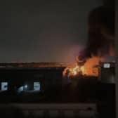National Express has suspended all its services to London Heathrow Airport due to a fire, which has caused the closure of the airport for the remainder of the day
