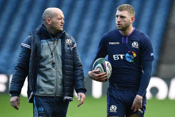 Scotland head coach Gregor Townsend and stand-off Finn Russell have rebuilt their relationship.