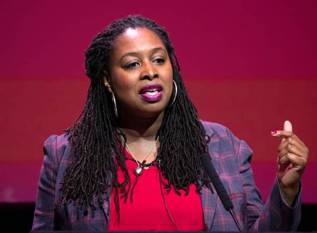 Labour MP Dawn Butler has accused police of racially profiling her after she was stopped by officers while in a car.