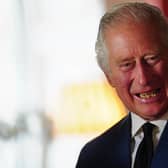 King Charles III during a reception with Realm High Commissioners and their spouses in the Bow Room at Buckingham Palace, London. Picture date: Sunday September 11, 2022.