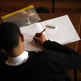 A teenager taking a exam. Picture: David Davies/PA Wire