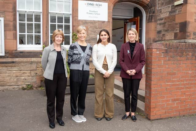 Cathy Magee OBE, Chief Exacutive Officer, Dyslexia Scotand. Holly Gordon, Executive Director, Sean C