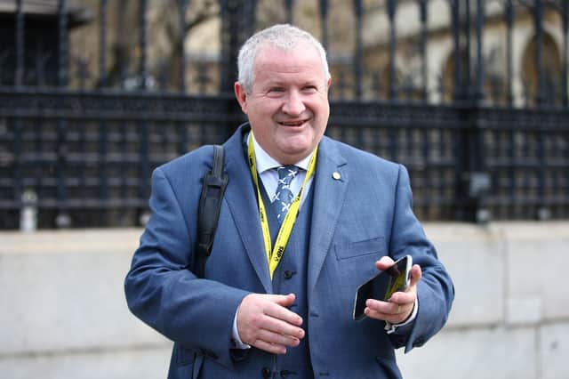 SNP Westminster leader Ian Blackford was peeved by the mooted UK trade deal with Australia (Picture: Getty)