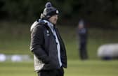 Scotland head coach Gregor Townsend surveys training ahead of the clash with France.