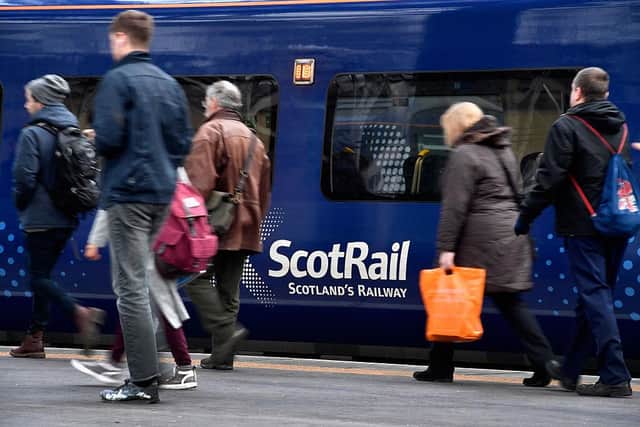 Trains from Aberdeen are delayed after a ScotRail driver collapsed.