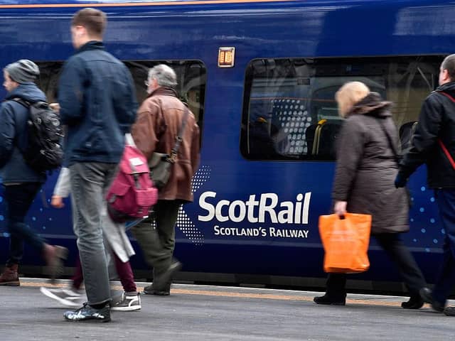 Trains from Aberdeen are delayed after a ScotRail driver collapsed.