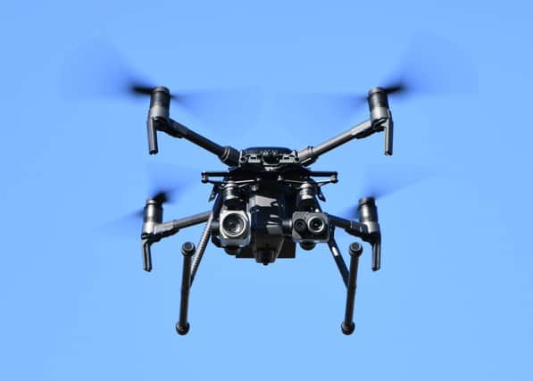 The three drones' original main task was in searching for missing people. Picture: Police Scotland