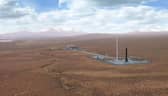 An artist's impression of Space Hub Sutherland, which is set to be built on working crofts in the far north of Scotland after a landmark ruling by the Scottish land Court