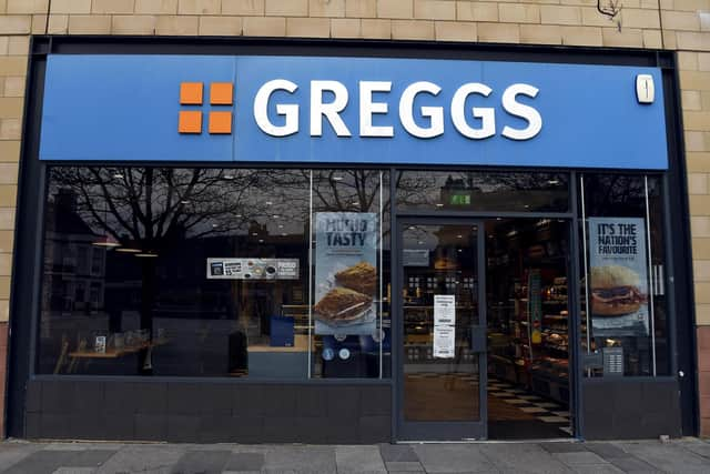 Greggs is one of the most familiar names on the high street, and beyond, with more than 2,200 outlets across the UK. Picture: Lisa Ferguson