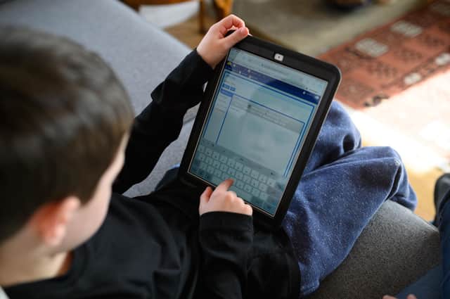 A parents group has been asked to "cease and desist" from filming live online classes.