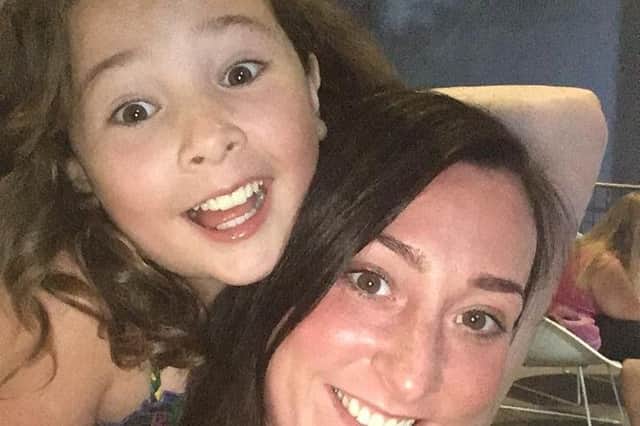 Kimberly Darroch and her daughter Milly Main, who died at the age of 10 in 2017. Milly had leukaemia from the age of five, but was in remission before contracting an infection at the QEUH.