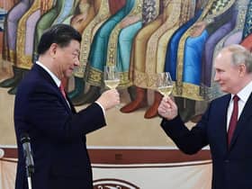 China's Xin Jinping told Vladimir Putin last month that, together, they were changing the world in a way not seen for 100 years (Picture: Pavel Byrkin/Sputnik/AFP via Getty Images)
