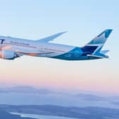 A WestJet Boeing 787-9 Dreamliner. Picture: Chad Slattery