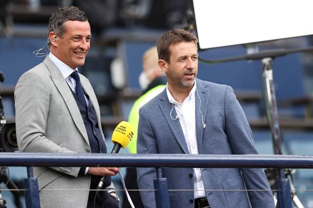 Jack Ross (L) and Neil McCann were room-mates at Dundee many years ago.