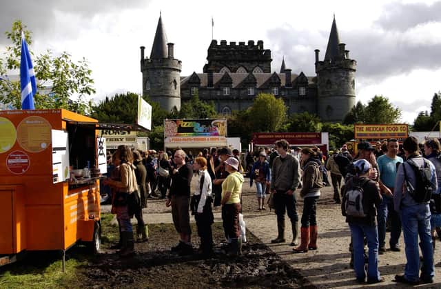 The Connect festival was previously held in the grounds of Inveraray Castle on the banks of Loch Fyne. Picture: Jim Dyson/Getty Images