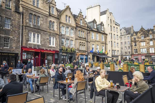 Visitors have returned to Edinburgh's Old Town in recent months. Picture: Jane Barlow/PA Wire