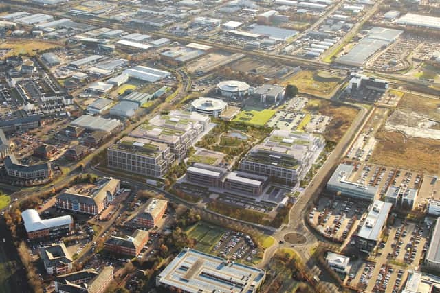 The proposed development will be located on the site of the former Royal Bank of Scotland HQ in Edinburgh Park, which was used as a vaccination centre at the height of the Covid-19 pandemic