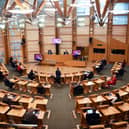 The Holyrood chamber