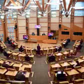 The Holyrood chamber