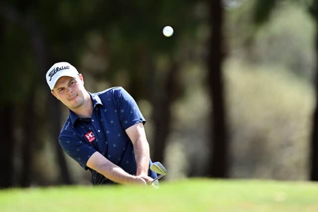 Jack McDonald in action during day one of the Bain's Whisky Cape Town Open at Royal Cape Golf Club. Picture: Johan Rynners/Getty Images.