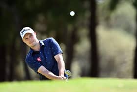 Jack McDonald in action during day one of the Bain's Whisky Cape Town Open at Royal Cape Golf Club. Picture: Johan Rynners/Getty Images.