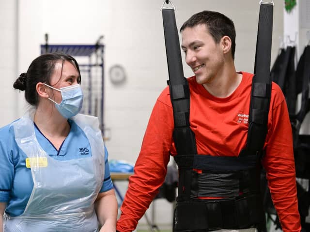 Luke Louden suffered a broken neck and back