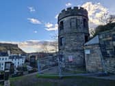The watchtower in the Calton Burial Ground in Edinburgh. Picture: Lisa Ferguson