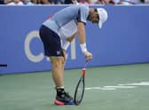 Andy Murray toiled physically in the final set against Mikael Ymer of Sweden.