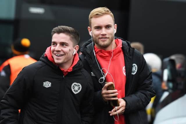 Nathaniel Atkinson and Cammy Devlin have both moved from Australia to Edinburgh. (Photo by Mark Scates / SNS Group)