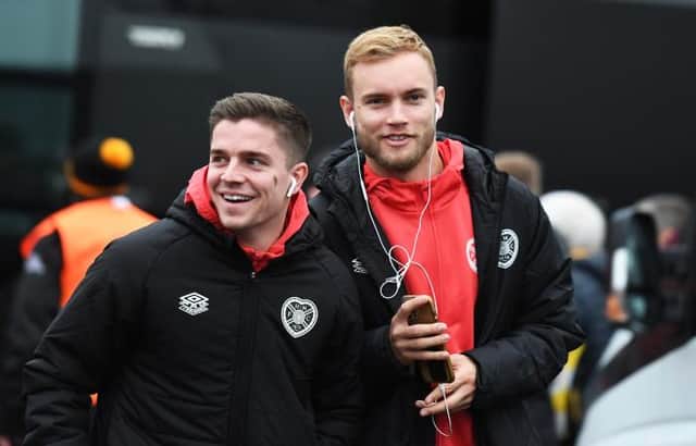 Nathaniel Atkinson and Cammy Devlin have both moved from Australia to Edinburgh. (Photo by Mark Scates / SNS Group)