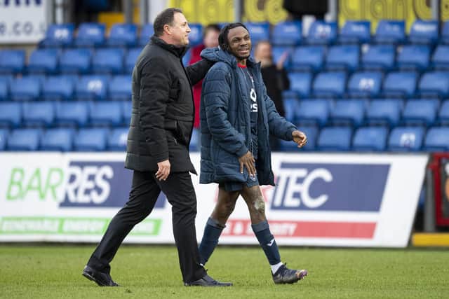 Ross County manager Malky Mackay has brought out the best in Regan Charles-Cook.  (Photo by Ross MacDonald / SNS Group)